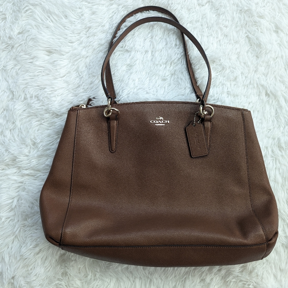 Coach Brown 2 Strap Handbag
